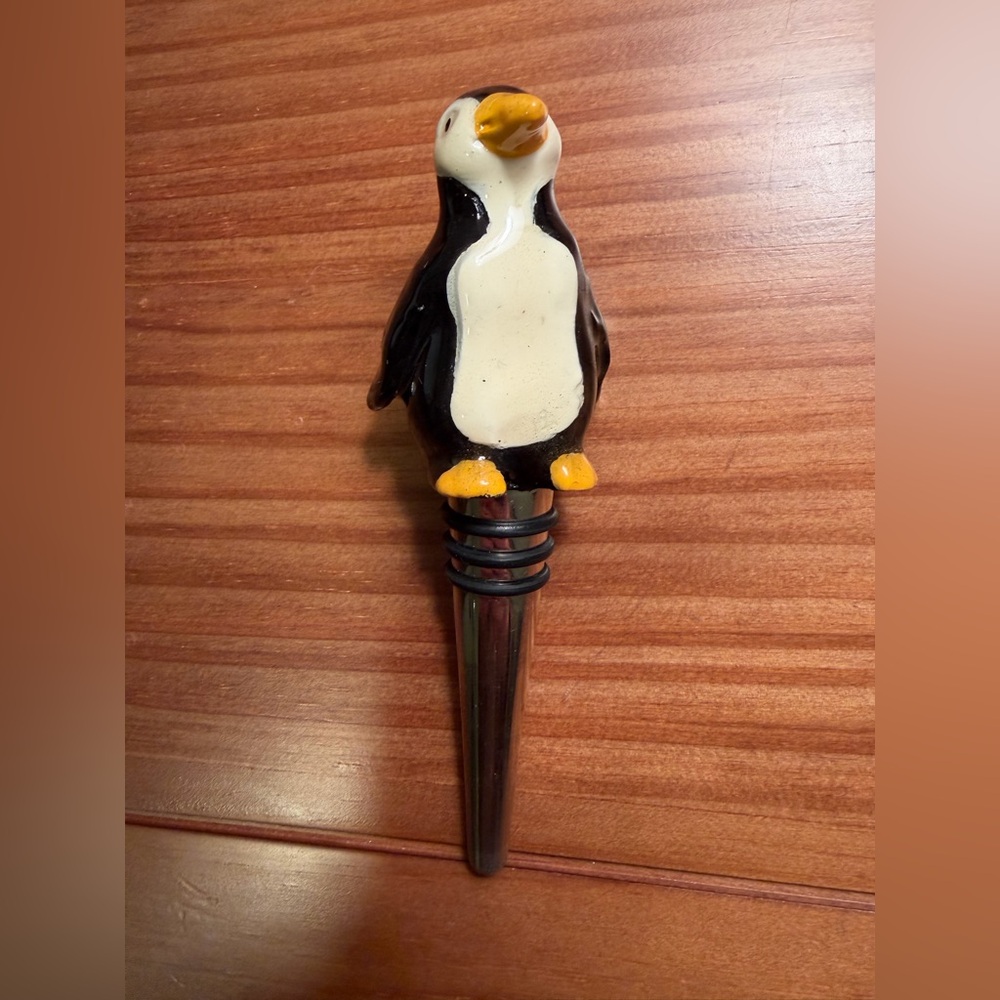 POTTERY BARN | Penguin Wine Bottle Stopper